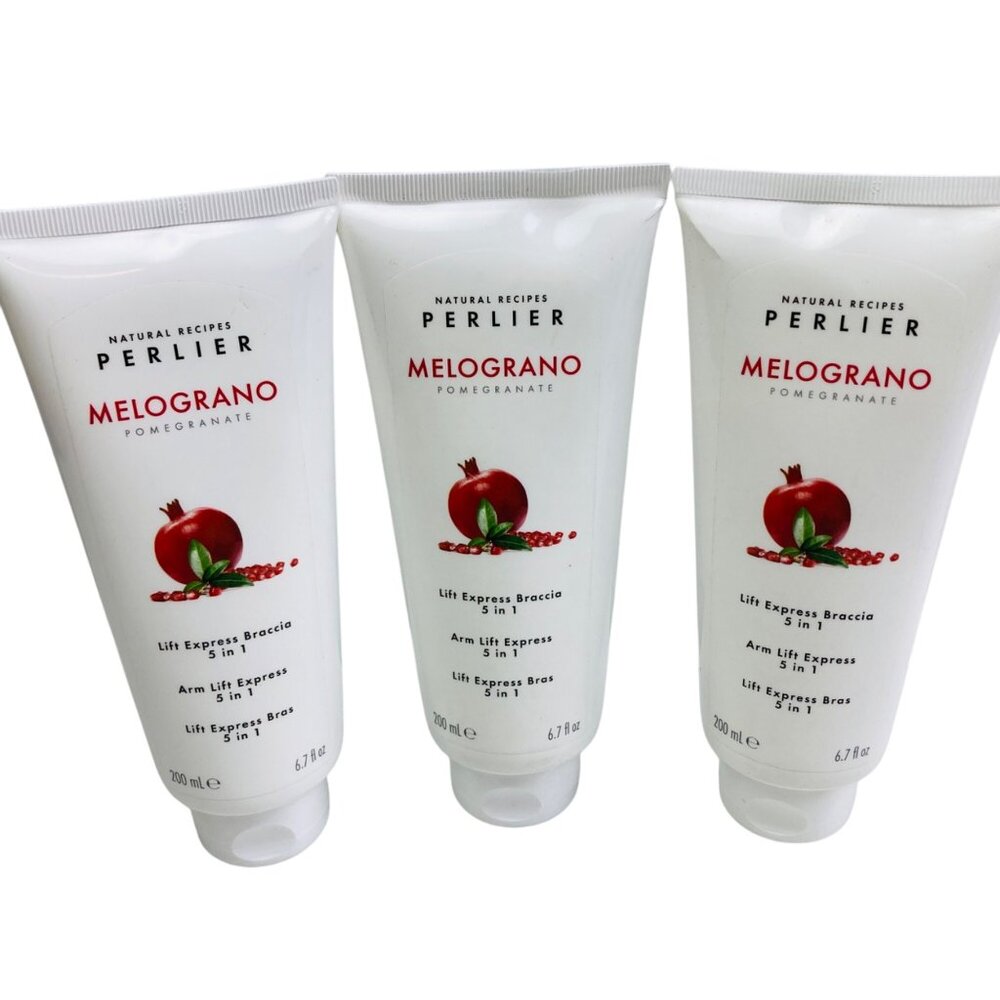 Perlier Melograno Pomegranate Lift Express Arm 5-In-1 Cream 6.7 Fl Oz Set Of 3
